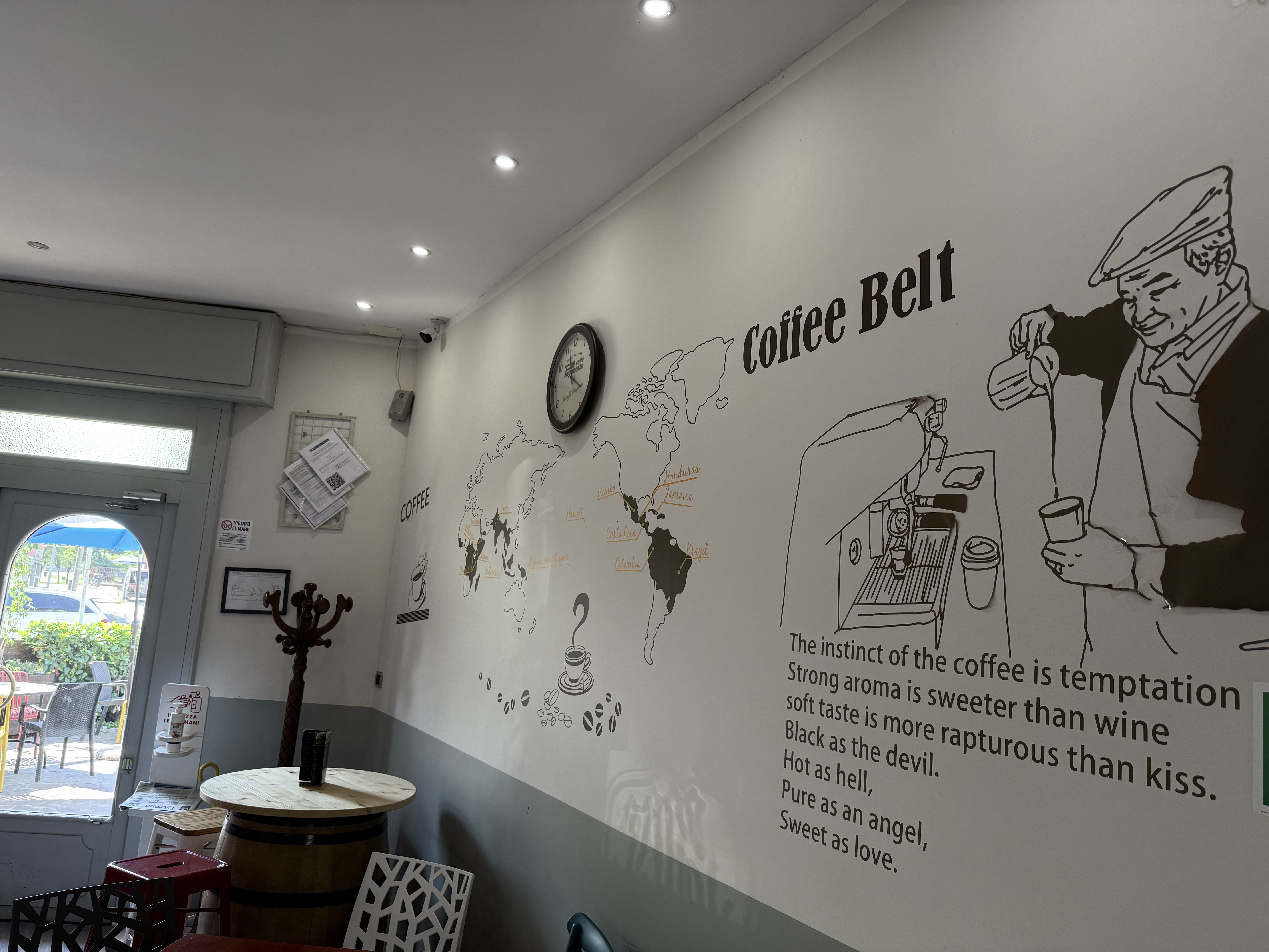 Coffee Belt — arte murale